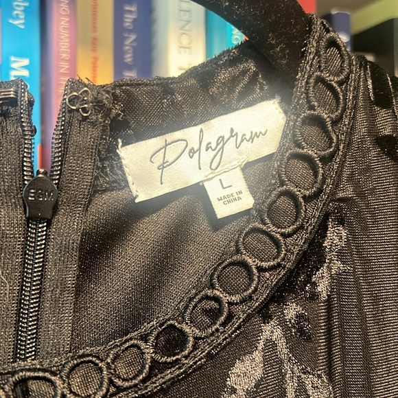 Polagram Velvet Midi Dress - Picture 2 of 4